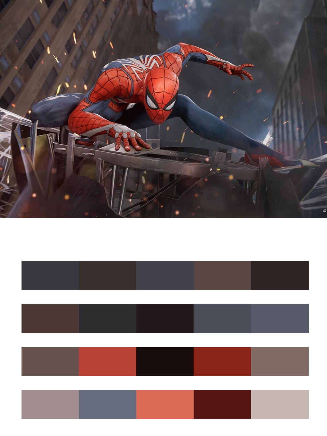Человек-паук цвета